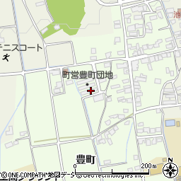 長野県北安曇郡池田町豊町周辺の地図