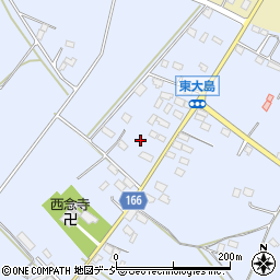 栃木県真岡市東大島1448-29周辺の地図