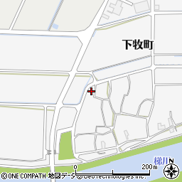 石川県小松市下牧町丁周辺の地図