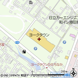 ダイソーヨークタウンひたちなか店周辺の地図