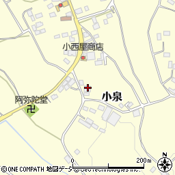 栃木県芳賀郡益子町小泉761周辺の地図