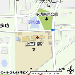 栃木県立上三川高等学校周辺の地図