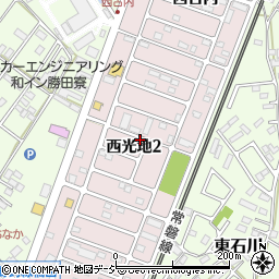 茨城県ひたちなか市西光地周辺の地図