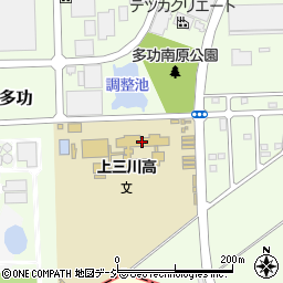 栃木県立上三川高等学校周辺の地図