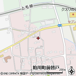 群馬県前橋市粕川町前皆戸26-11周辺の地図