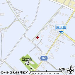 栃木県真岡市東大島1448-26周辺の地図