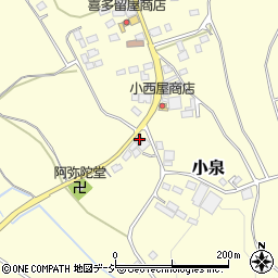 栃木県芳賀郡益子町小泉765周辺の地図