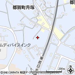 栃木県栃木市都賀町升塚231周辺の地図