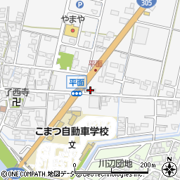 サークルＫ小松平面店周辺の地図