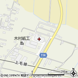 藤生製作所大胡工場周辺の地図