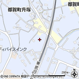 栃木県栃木市都賀町升塚周辺の地図