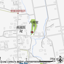 群馬県前橋市粕川町新屋377周辺の地図