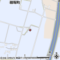 栃木県栃木市細堀町156周辺の地図