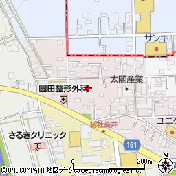 群馬県前橋市総社町高井109周辺の地図