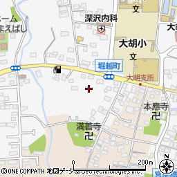 群馬県前橋市堀越町1077周辺の地図