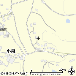 栃木県芳賀郡益子町小泉678周辺の地図