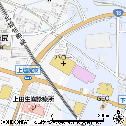 西松屋バロー上田秋和店周辺の地図