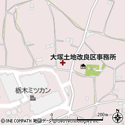 栃木県栃木市大塚町2525周辺の地図