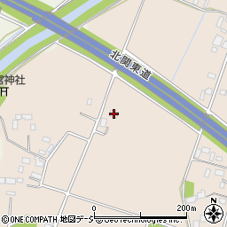 栃木県真岡市横田602周辺の地図