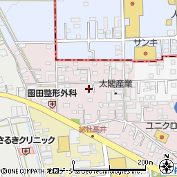 群馬県前橋市総社町高井111周辺の地図