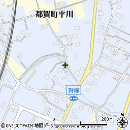 栃木県栃木市都賀町升塚100-1周辺の地図