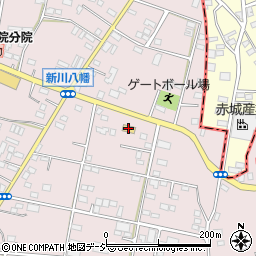 セブンイレブン新里新川店周辺の地図