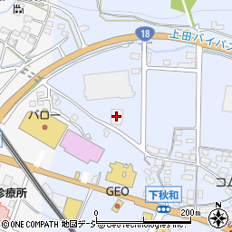 創価学会上田平和会館周辺の地図