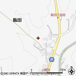 茨城県笠間市飯田周辺の地図