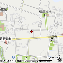 群馬県前橋市青梨子町302周辺の地図