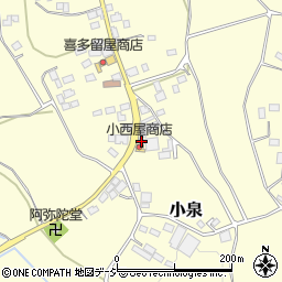栃木県芳賀郡益子町小泉737周辺の地図
