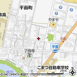 石川県小松市平面町ヨ6周辺の地図