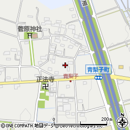 群馬県前橋市青梨子町33周辺の地図