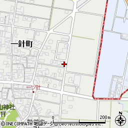 石川県小松市一針町周辺の地図