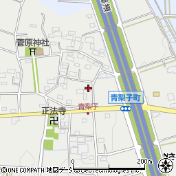 群馬県前橋市青梨子町34-5周辺の地図