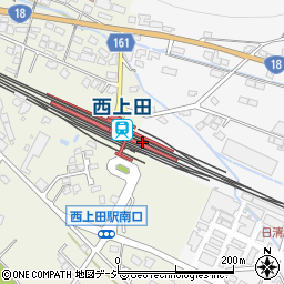 西上田駅周辺の地図