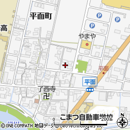 石川県小松市平面町ヨ8周辺の地図