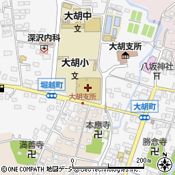 市立大胡小学校周辺の地図