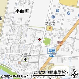 石川県小松市平面町ヨ10周辺の地図