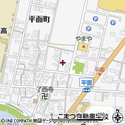 石川県小松市平面町ヨ11周辺の地図