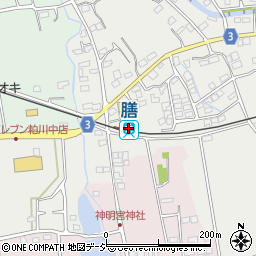 膳駅周辺の地図