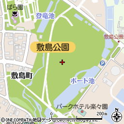 群馬県立敷島公園周辺の地図