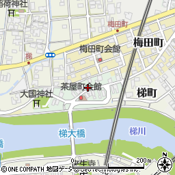 石川県小松市茶屋町周辺の地図