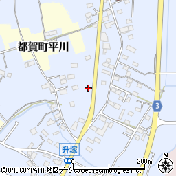 栃木県栃木市都賀町升塚607-1周辺の地図