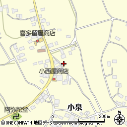 栃木県芳賀郡益子町小泉731周辺の地図