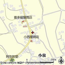栃木県芳賀郡益子町小泉735周辺の地図