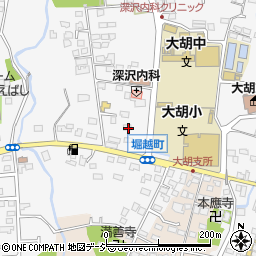 群馬県前橋市堀越町1093周辺の地図