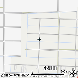 石川県小松市小野町（乙）周辺の地図