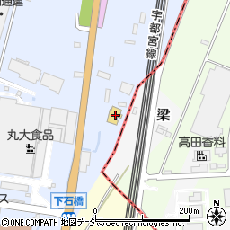 栃木県下野市下石橋134周辺の地図
