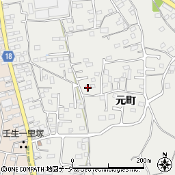 栃木県下都賀郡壬生町元町周辺の地図