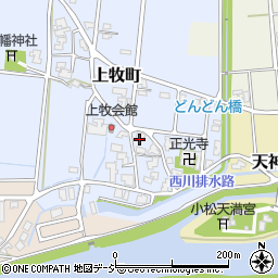 石川県小松市上牧町ロ100周辺の地図